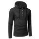 Men's Golf Shirt Solid Color Long Sleeve Street Tops Cotton Fashion Classic Hip Hop Light gray Black Dark Gray