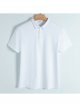 Cotton silk solid color short sleeves