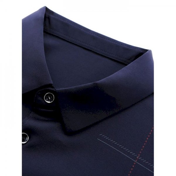 Men's Golf Shirt Other Prints Graphic Prints Long Sleeve Home Tops Fashion Classic Blue Black Navy Blue