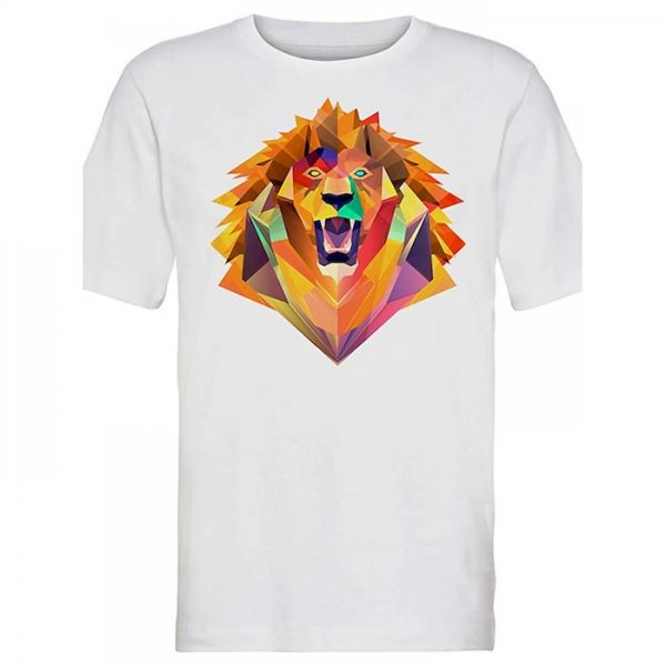 Men's Unisex Tee T shirt Hot Stamping Cartoon Graphic Prints Lion Plus Size Print Short Sleeve Casual Tops Cotton Basic Fashion