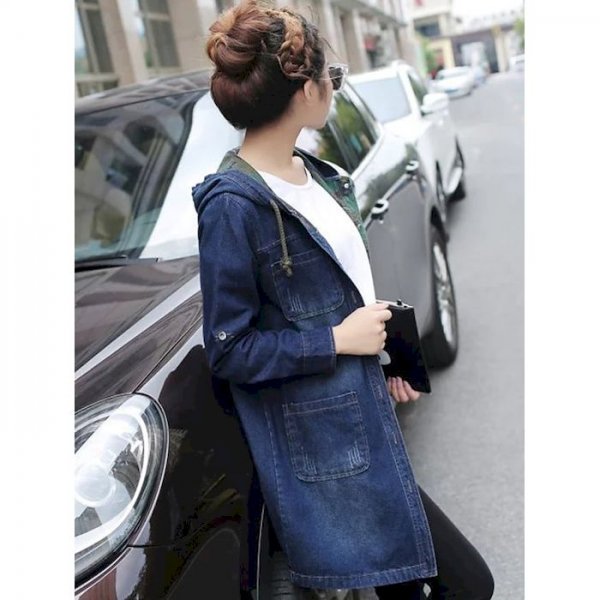 Women's Coat Daily Wear Fall Winter Spring Regular Coat V Neck Regular Fit Casual Jacket Solid Color Pocket Button Navy Blue / C